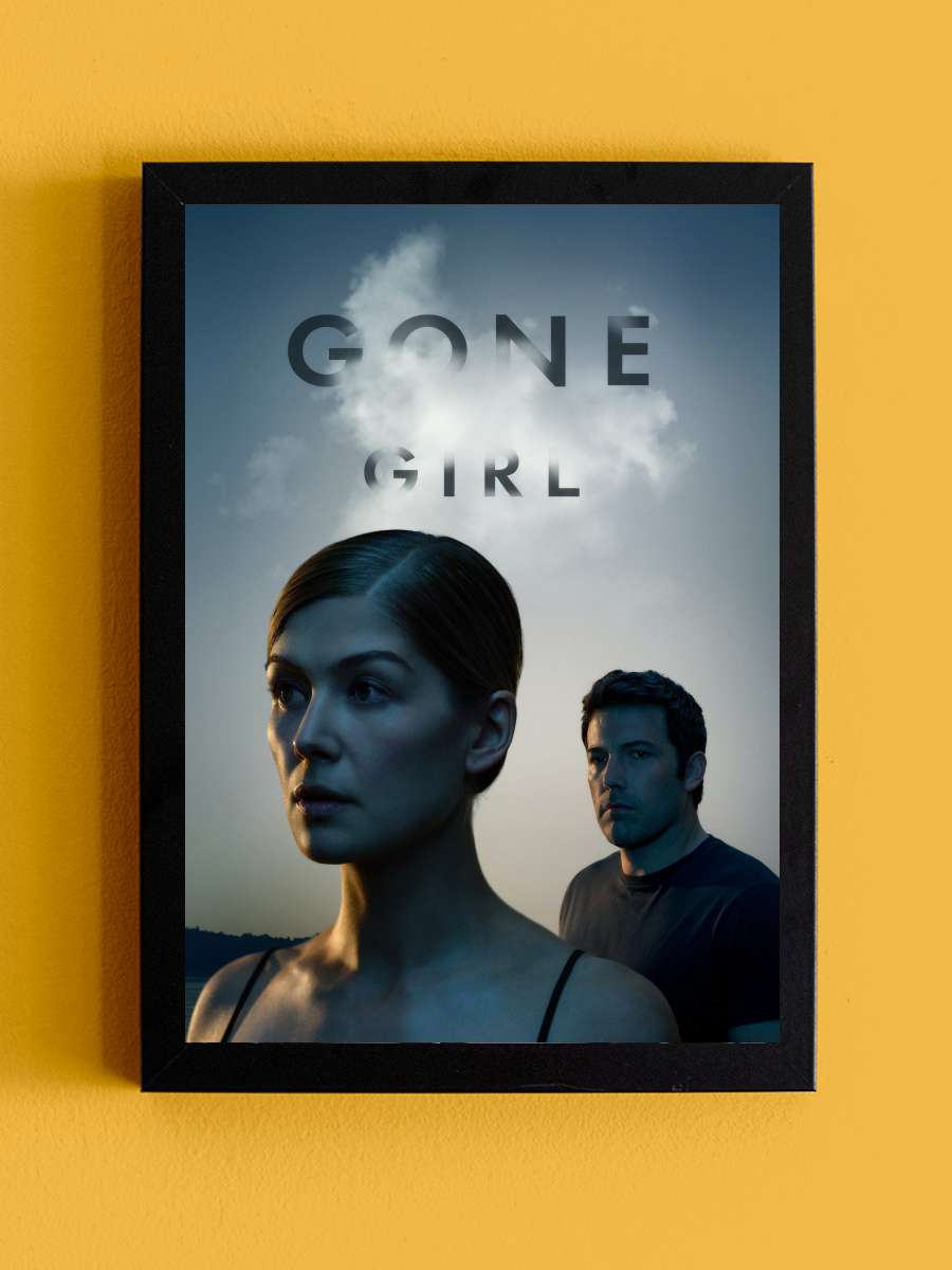 Kayıp Kız - Gone Girl Film Tablo Siyah Çerçeveli Film Poster Afiş Tablo