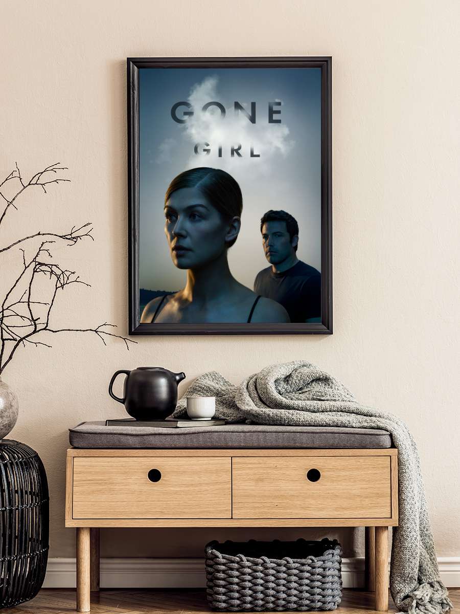 Kayıp Kız - Gone Girl Film Tablo Siyah Çerçeveli Film Poster Afiş Tablo