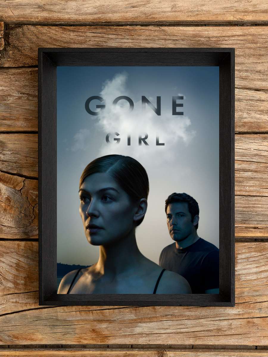 Kayıp Kız - Gone Girl Film Tablo Siyah Çerçeveli Film Poster Afiş Tablo