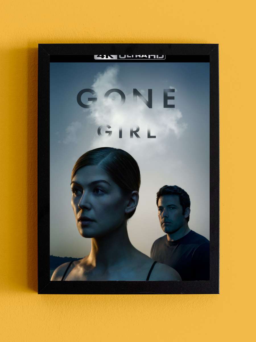 Kayıp Kız - Gone Girl Film Tablo Siyah Çerçeveli Film Poster Afiş Tablo