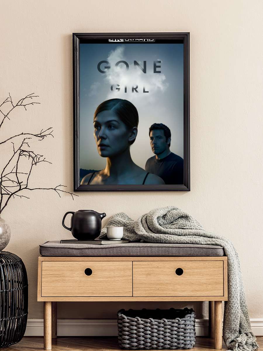 Kayıp Kız - Gone Girl Film Tablo Siyah Çerçeveli Film Poster Afiş Tablo