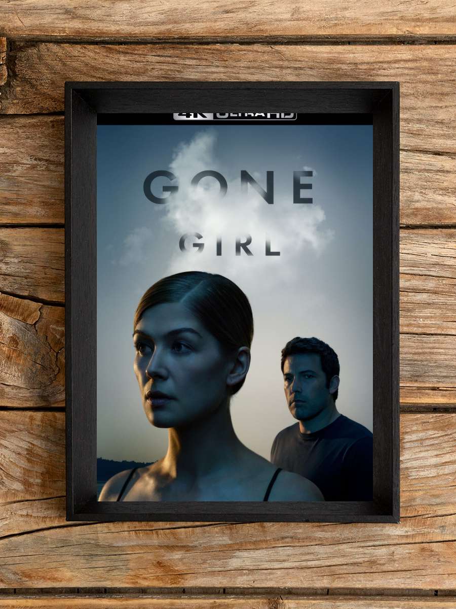 Kayıp Kız - Gone Girl Film Tablo Siyah Çerçeveli Film Poster Afiş Tablo