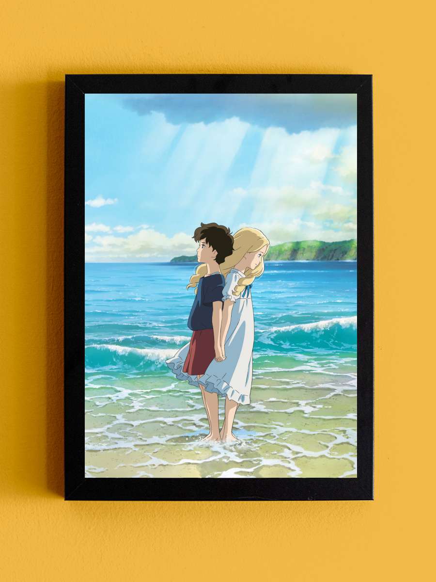 Marnie Oradayken - 思い出のマーニー Film Tablo Siyah Çerçeveli Film Poster Afiş Tablo