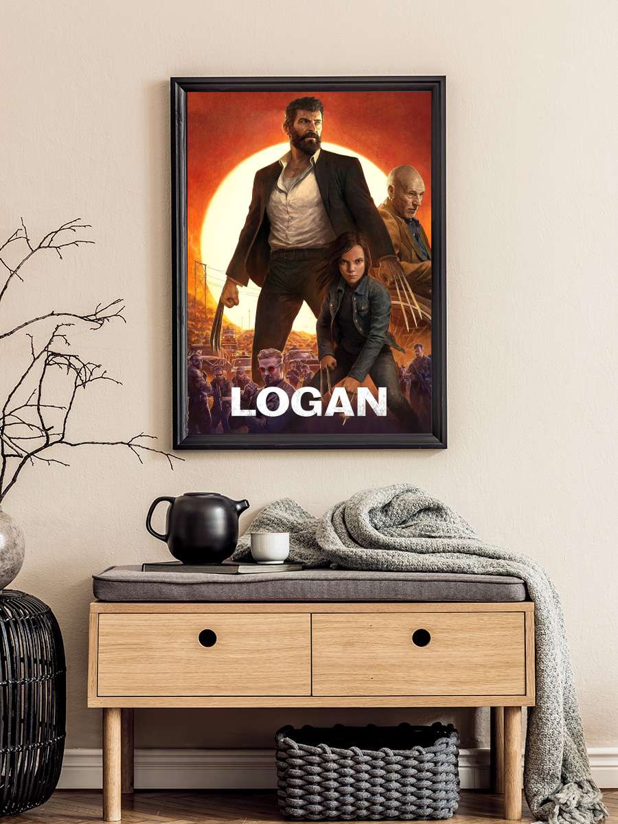 Logan: Wolverine - Logan Film Tablo Siyah Çerçeveli Film Poster Afiş Tablo