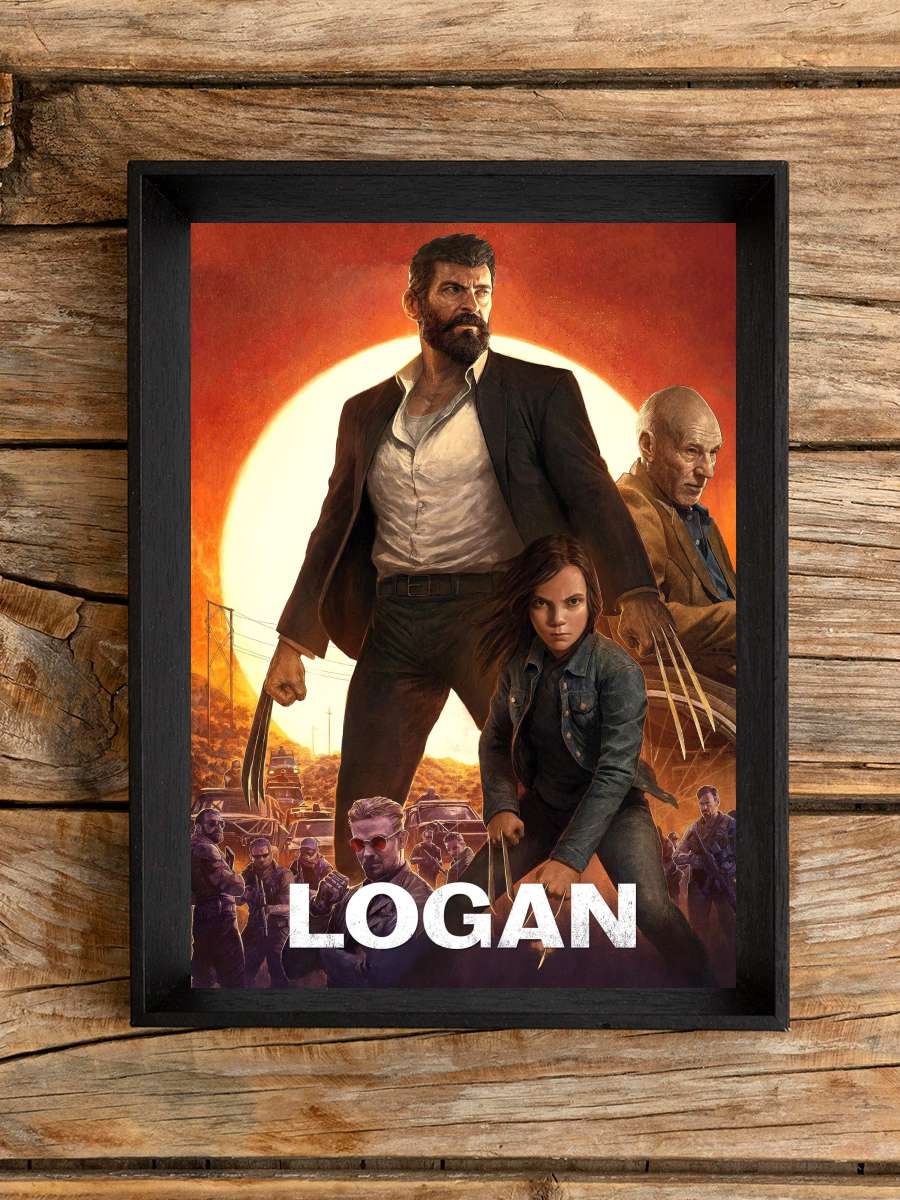 Logan: Wolverine - Logan Film Tablo Siyah Çerçeveli Film Poster Afiş Tablo