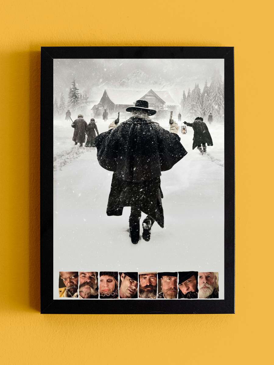 The Hateful Eight Film Tablo Siyah Çerçeveli Film Poster Afiş Tablo