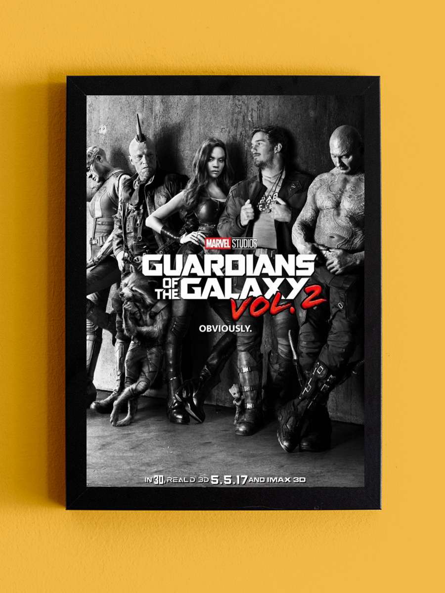 Galaksinin Koruyucuları 2 - Guardians of the Galaxy Vol. 2 Film Tablo Siyah Çerçeveli Film Poster Afiş Tablo