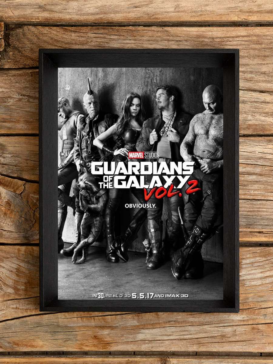 Galaksinin Koruyucuları 2 - Guardians of the Galaxy Vol. 2 Film Tablo Siyah Çerçeveli Film Poster Afiş Tablo