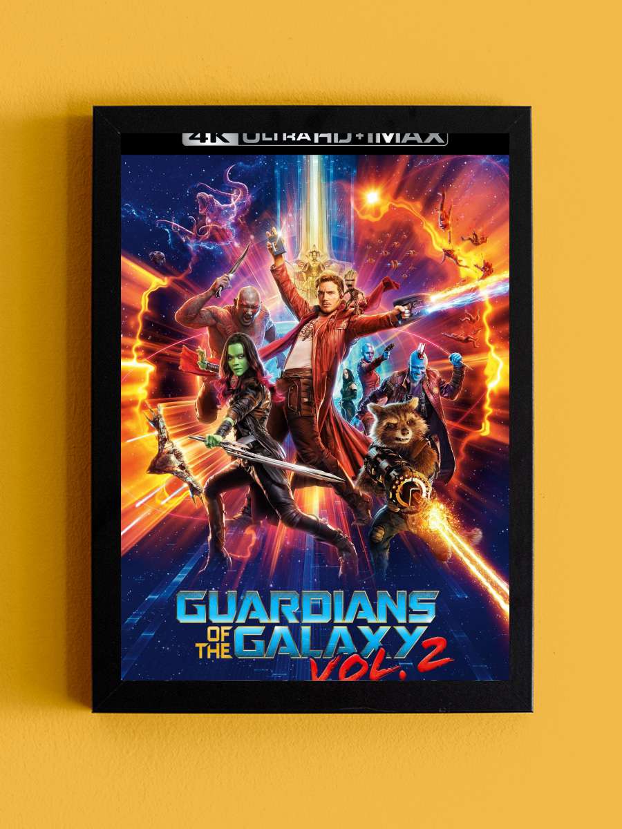 Galaksinin Koruyucuları 2 - Guardians of the Galaxy Vol. 2 Film Tablo Siyah Çerçeveli Film Poster Afiş Tablo