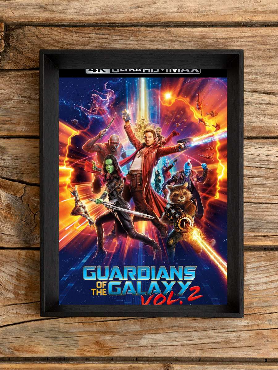 Galaksinin Koruyucuları 2 - Guardians of the Galaxy Vol. 2 Film Tablo Siyah Çerçeveli Film Poster Afiş Tablo