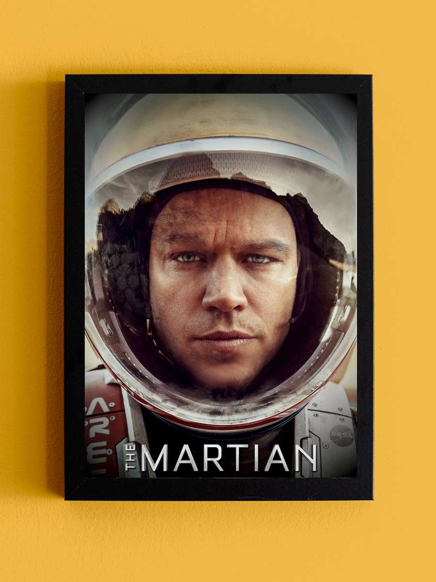 Marslı - The Martian Film Tablo Siyah Çerçeveli Film Poster Afiş Tablo