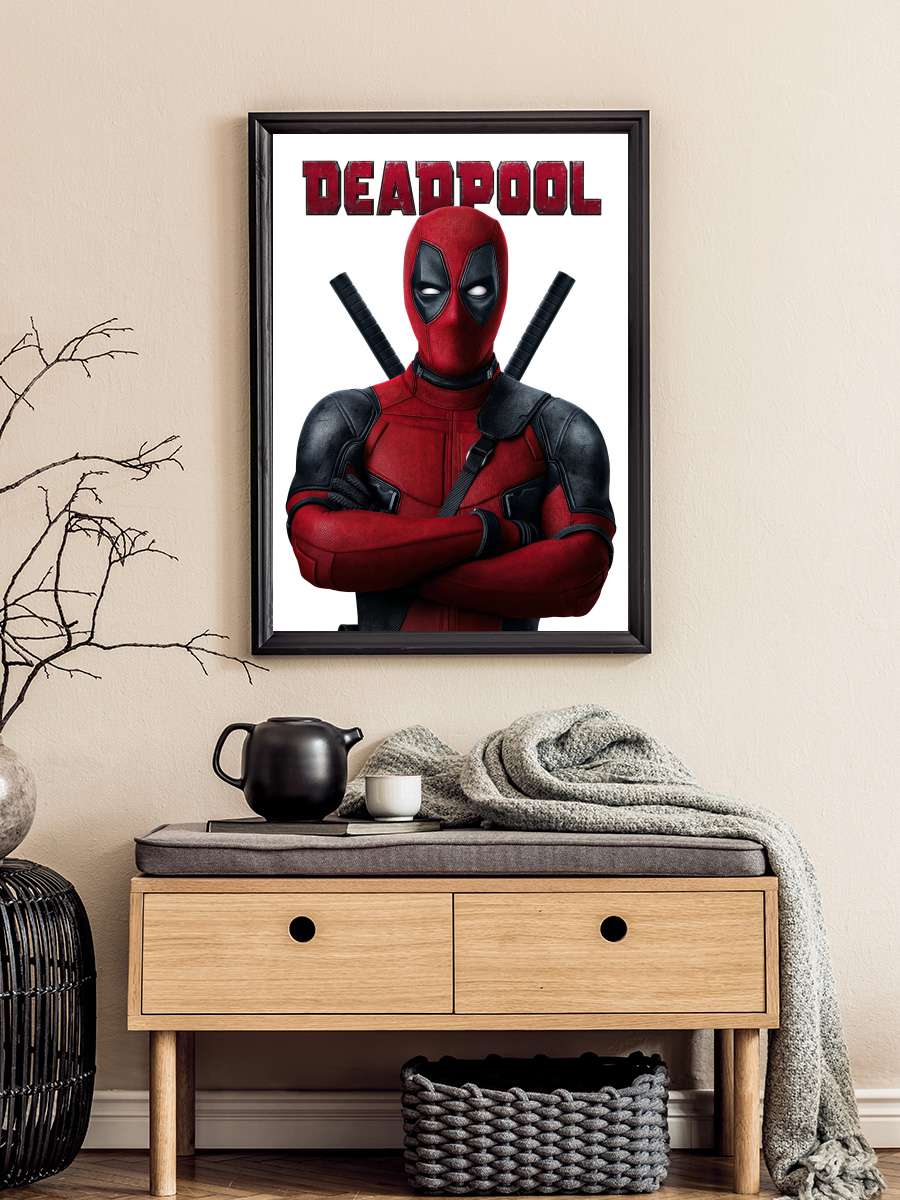 Deadpool Film Tablo Siyah Çerçeveli Film Poster Afiş Tablo