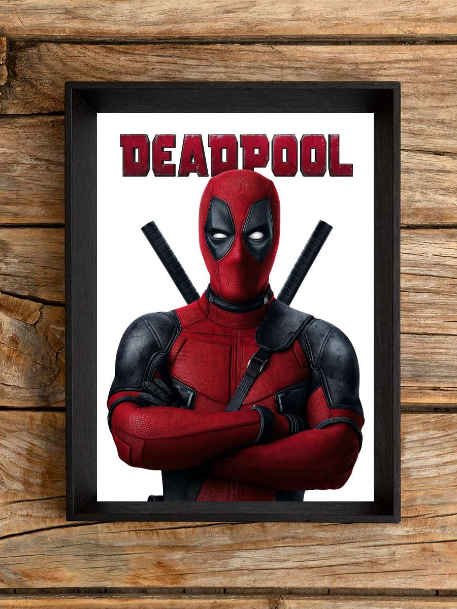 Deadpool Film Tablo Siyah Çerçeveli Film Poster Afiş Tablo