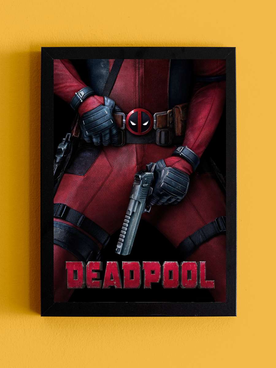 Deadpool Film Tablo Siyah Çerçeveli Film Poster Afiş Tablo