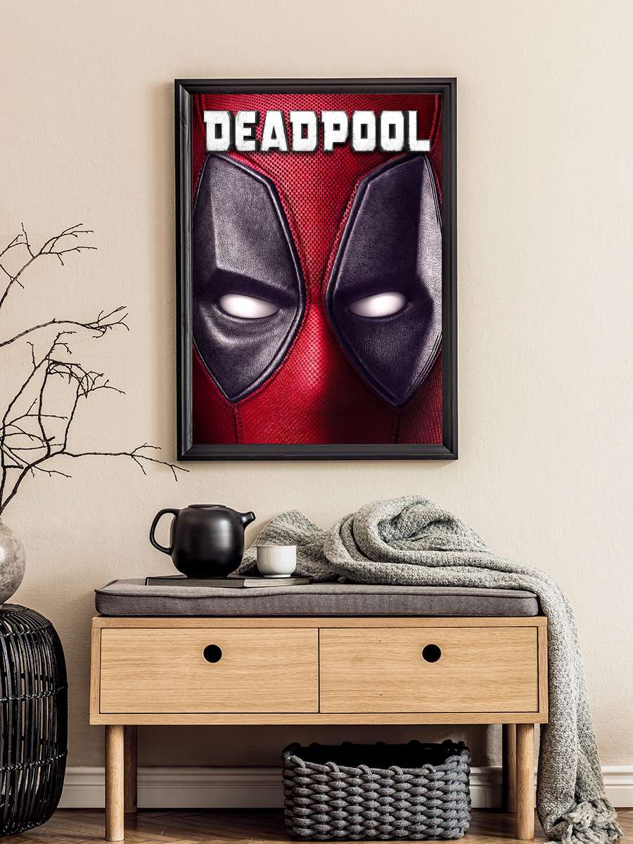 Deadpool Film Tablo Siyah Çerçeveli Film Poster Afiş Tablo