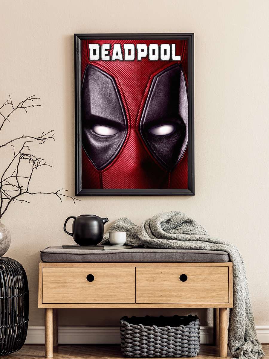 Deadpool Film Tablo Siyah Çerçeveli Film Poster Afiş Tablo