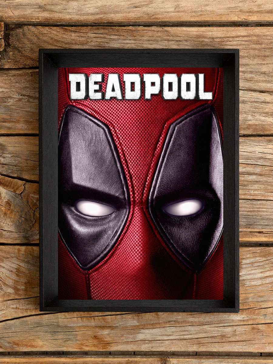 Deadpool Film Tablo Siyah Çerçeveli Film Poster Afiş Tablo