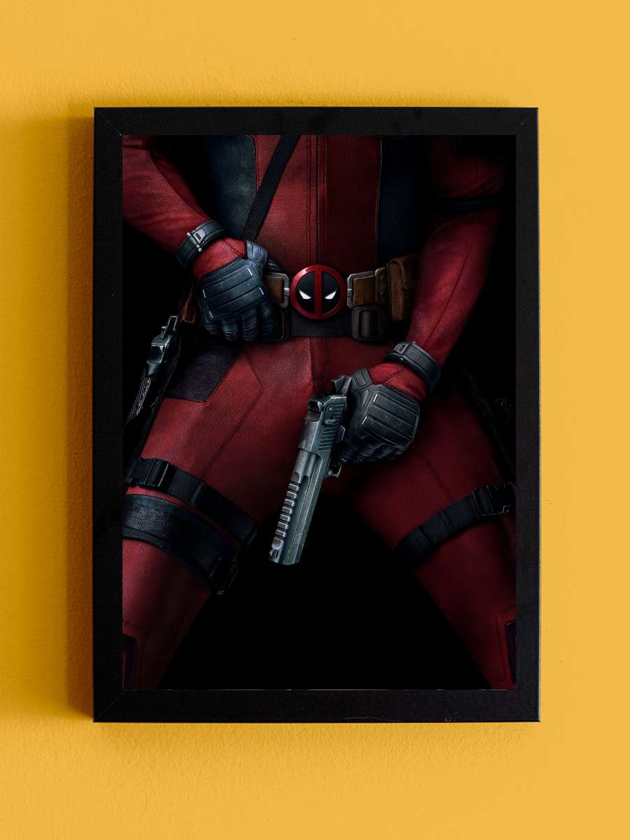 Deadpool Film Tablo Siyah Çerçeveli Film Poster Afiş Tablo