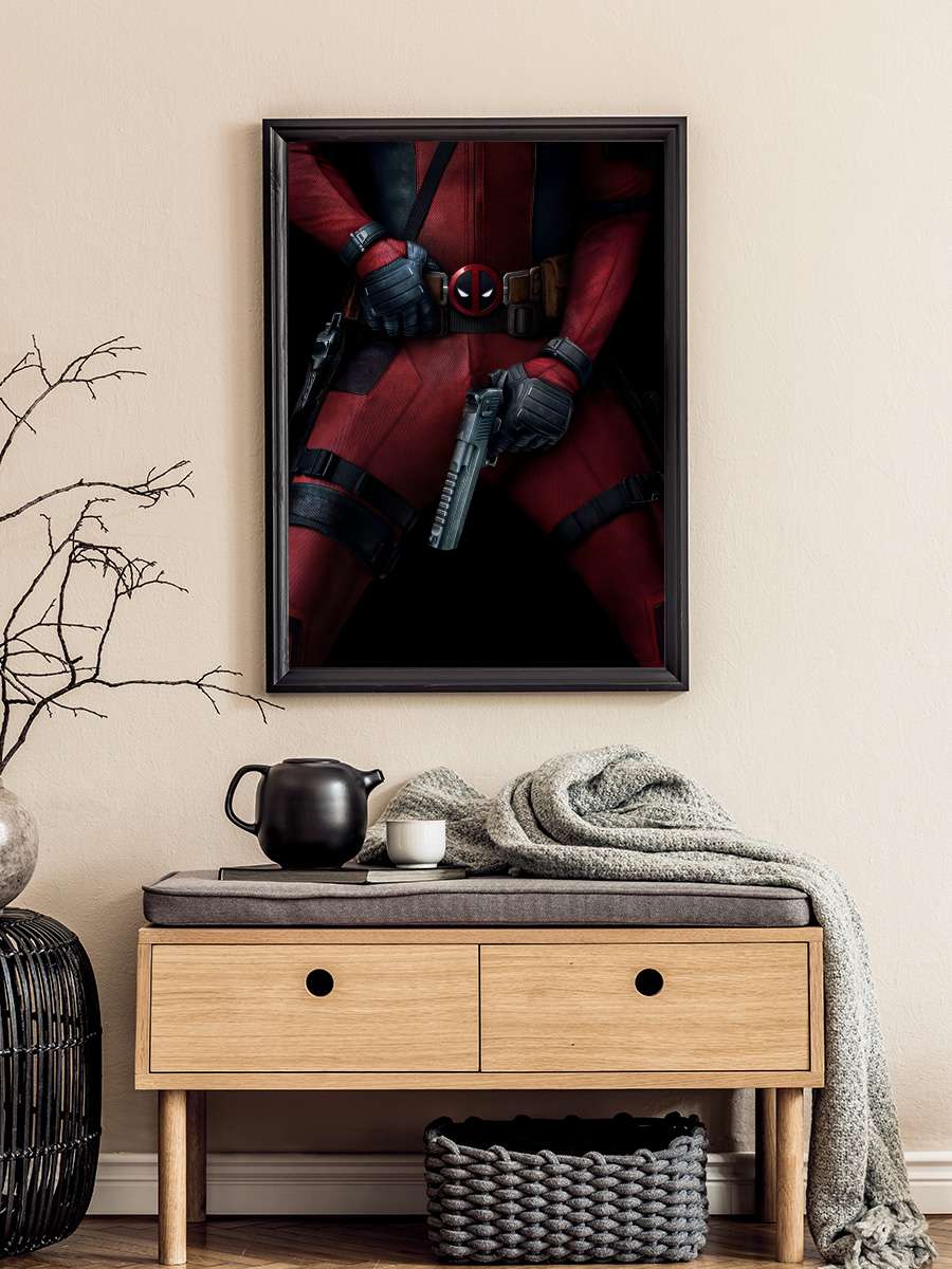 Deadpool Film Tablo Siyah Çerçeveli Film Poster Afiş Tablo