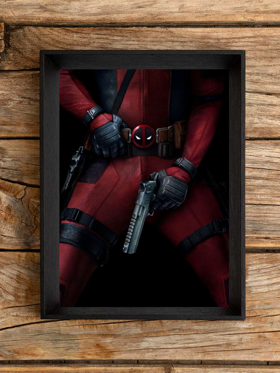 Deadpool Film Tablo Siyah Çerçeveli Film Poster Afiş Tablo