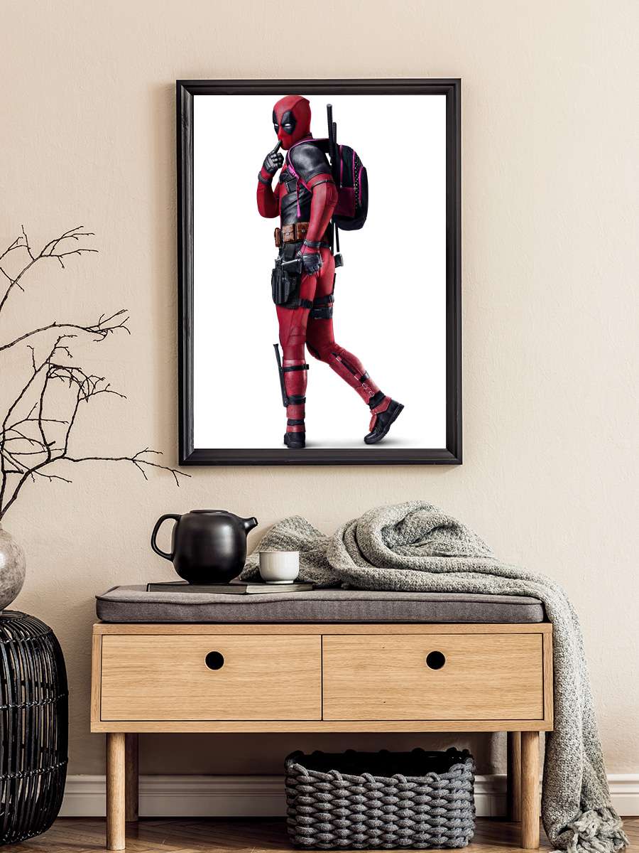 Deadpool Film Tablo Siyah Çerçeveli Film Poster Afiş Tablo