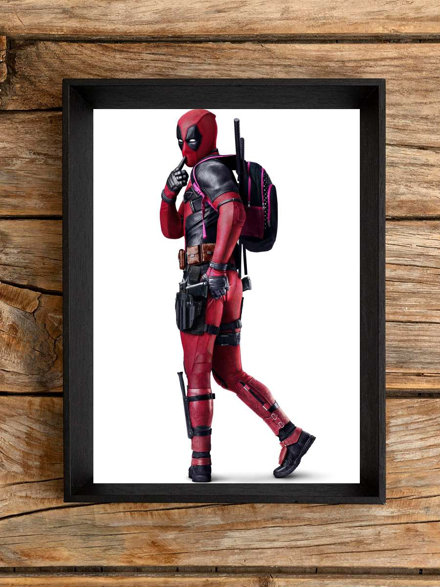 Deadpool Film Tablo Siyah Çerçeveli Film Poster Afiş Tablo