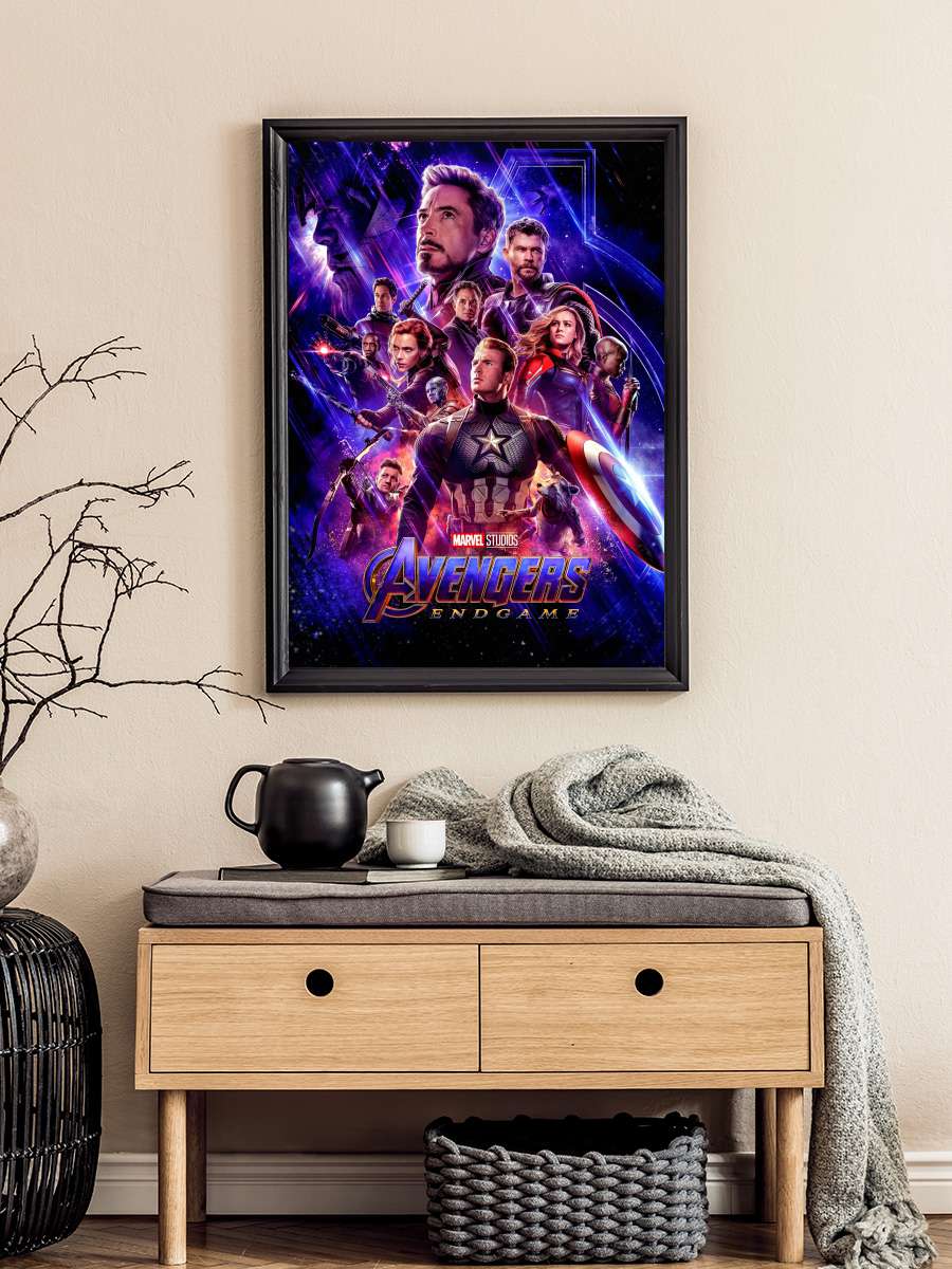 Avengers: Endgame Film Tablo Siyah Çerçeveli Film Poster Afiş Tablo