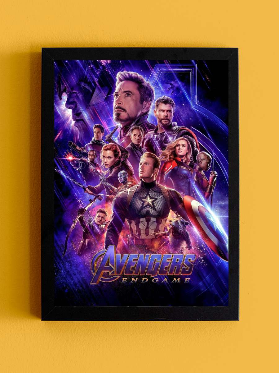 Avengers: Endgame Film Tablo Siyah Çerçeveli Film Poster Afiş Tablo