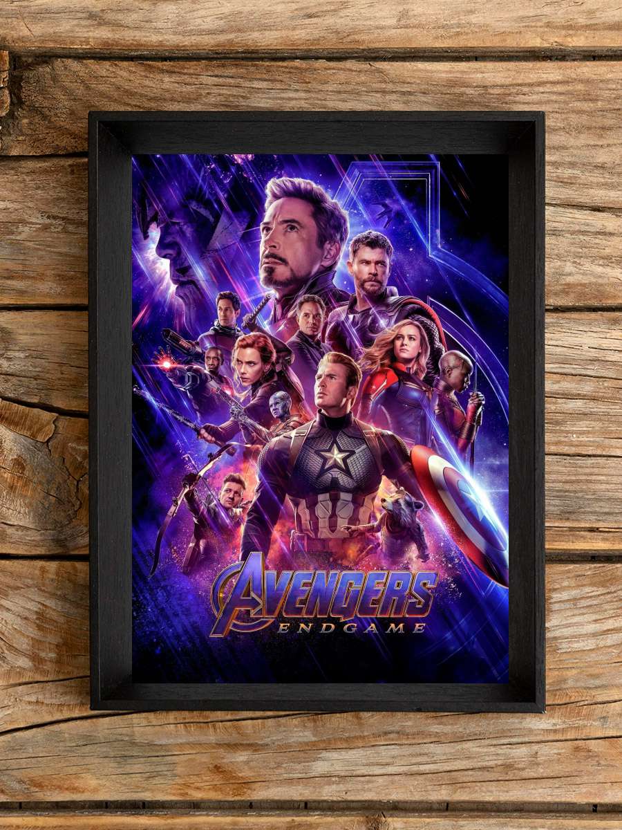 Avengers: Endgame Film Tablo Siyah Çerçeveli Film Poster Afiş Tablo