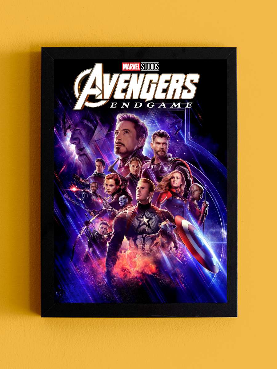 Avengers: Endgame Film Tablo Siyah Çerçeveli Film Poster Afiş Tablo