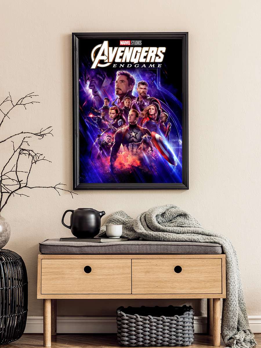 Avengers: Endgame Film Tablo Siyah Çerçeveli Film Poster Afiş Tablo