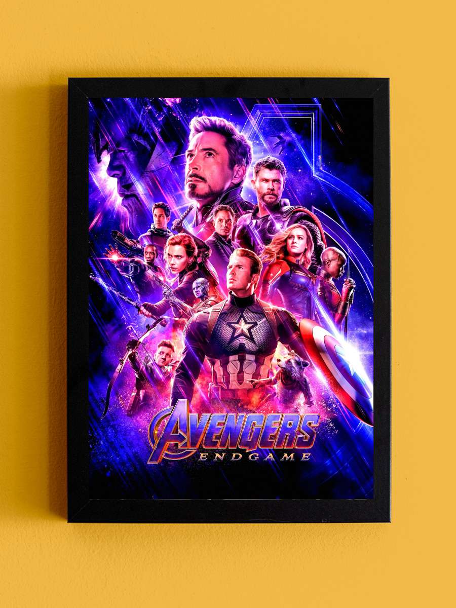 Avengers: Endgame Film Tablo Siyah Çerçeveli Film Poster Afiş Tablo