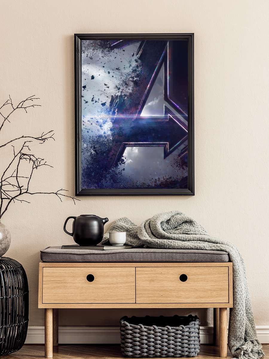 Avengers: Endgame Film Tablo Siyah Çerçeveli Film Poster Afiş Tablo