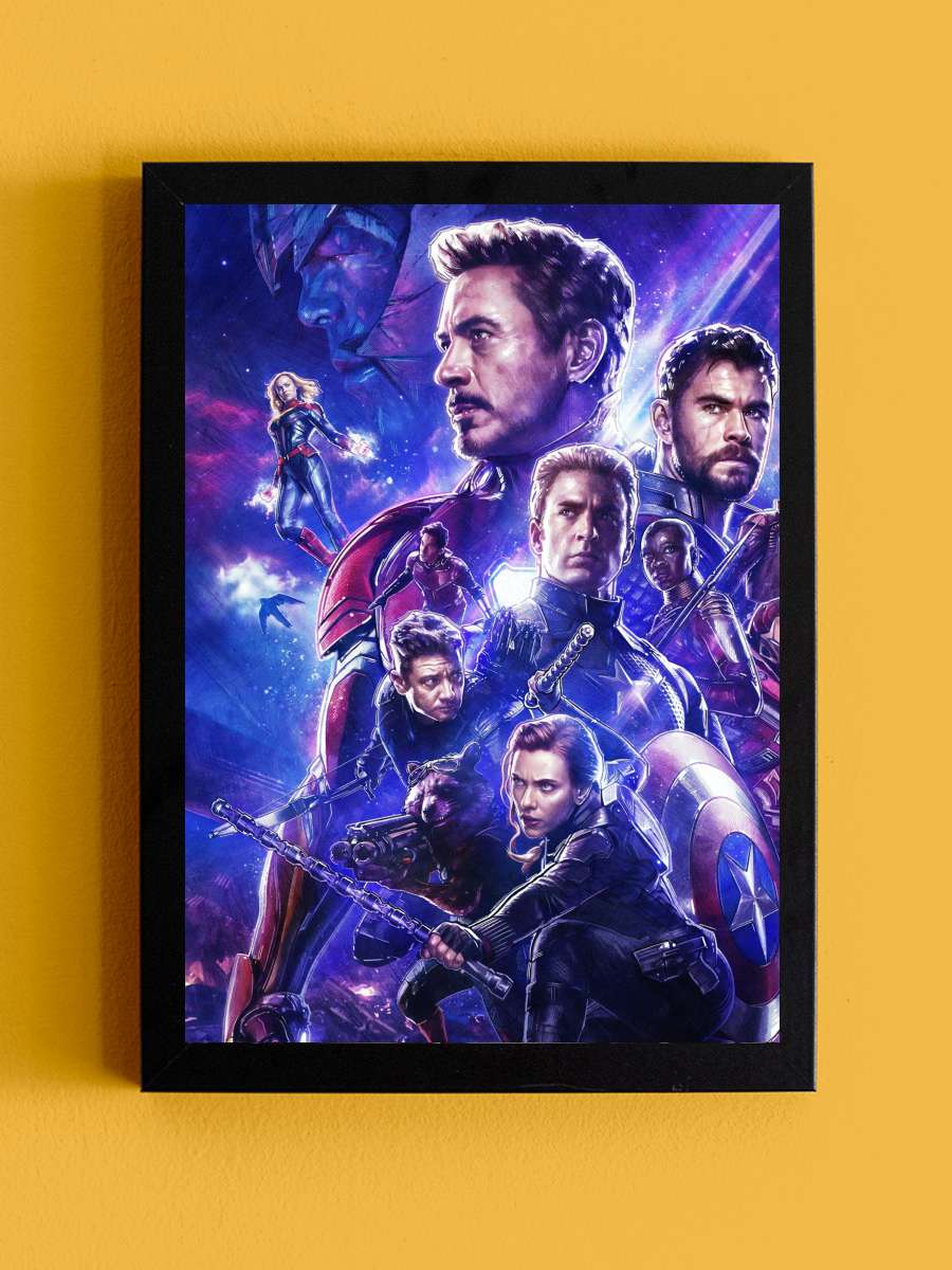 Avengers: Endgame Film Tablo Siyah Çerçeveli Film Poster Afiş Tablo