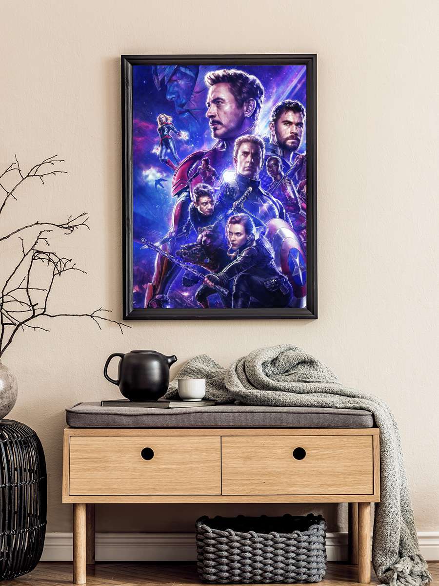 Avengers: Endgame Film Tablo Siyah Çerçeveli Film Poster Afiş Tablo