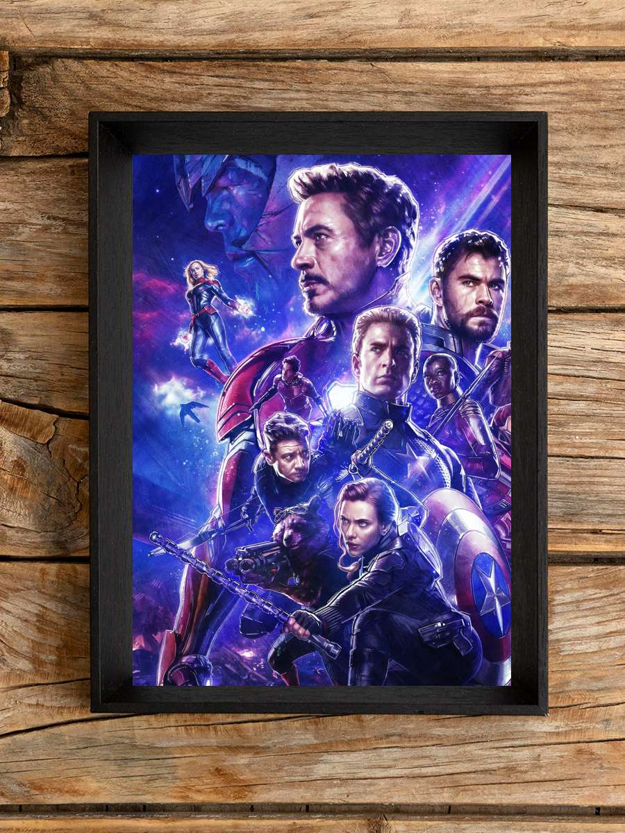 Avengers: Endgame Film Tablo Siyah Çerçeveli Film Poster Afiş Tablo