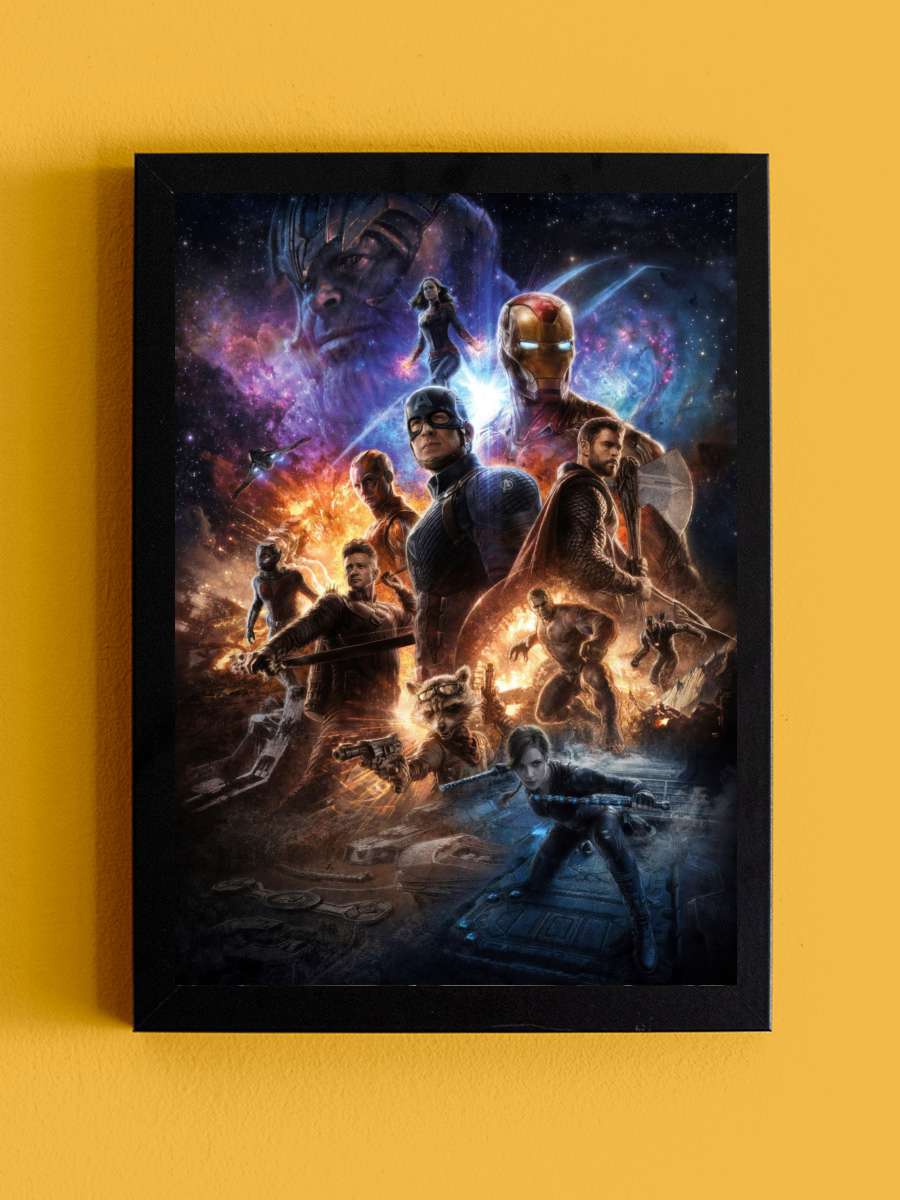 Avengers: Endgame Film Tablo Siyah Çerçeveli Film Poster Afiş Tablo