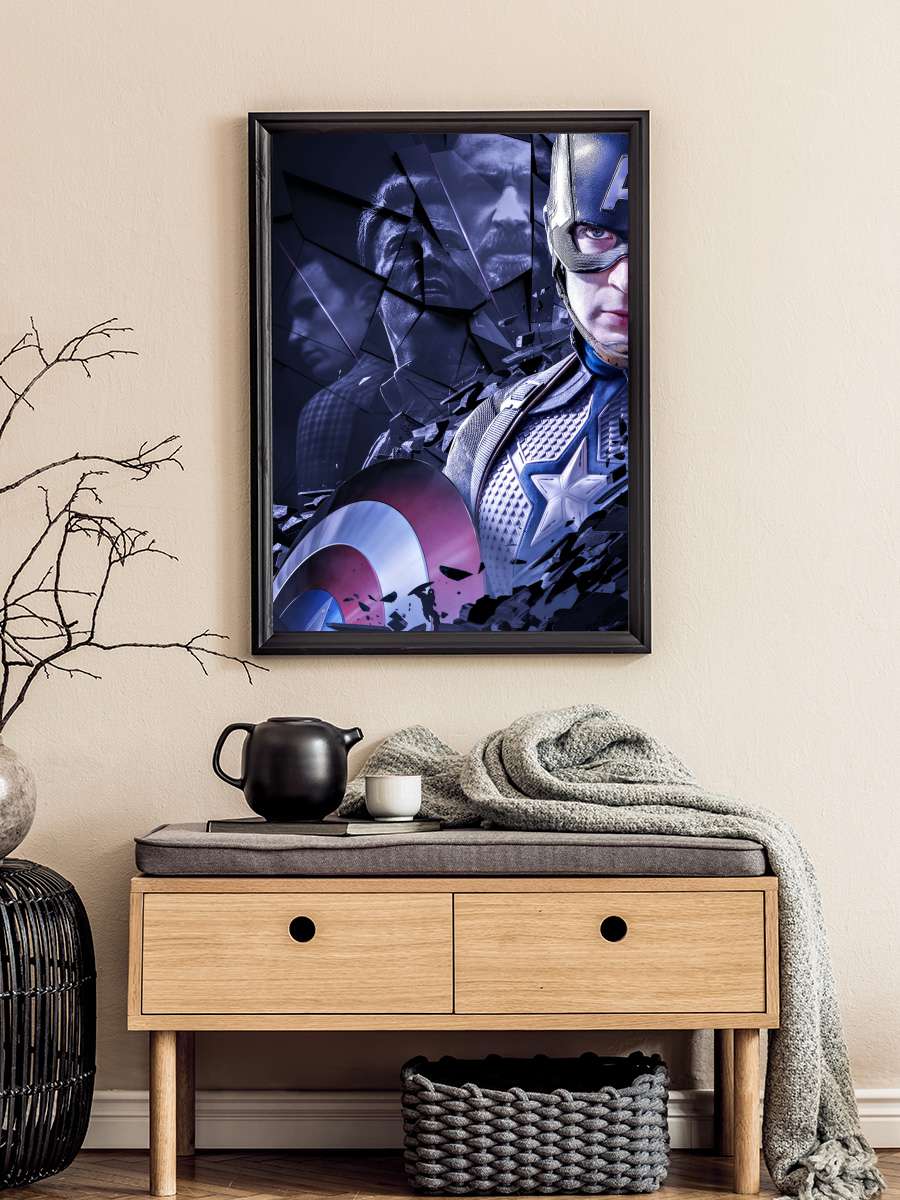 Avengers: Endgame Film Tablo Siyah Çerçeveli Film Poster Afiş Tablo