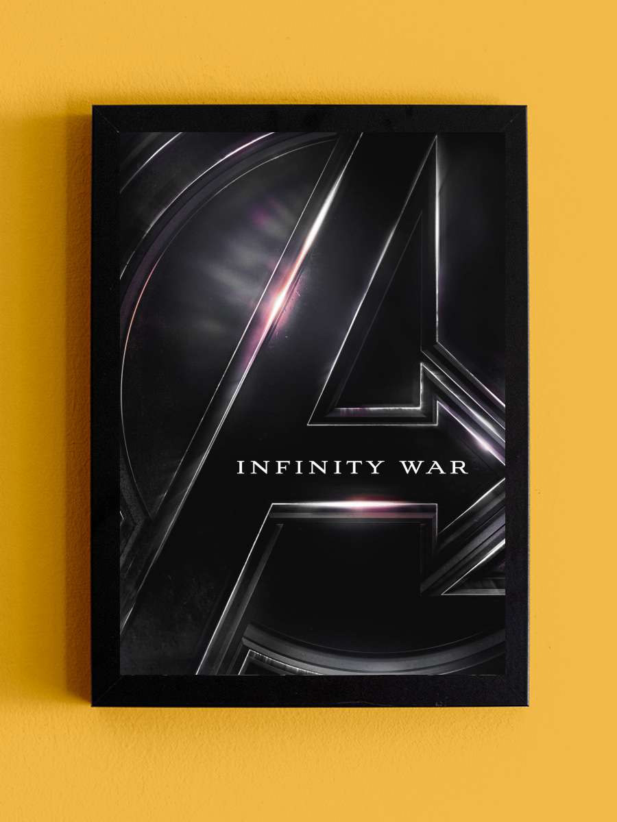 Avengers: Sonsuzluk Savaşı - Avengers: Infinity War Film Tablo Siyah Çerçeveli Film Poster Afiş Tablo