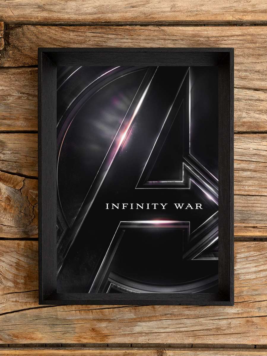 Avengers: Sonsuzluk Savaşı - Avengers: Infinity War Film Tablo Siyah Çerçeveli Film Poster Afiş Tablo