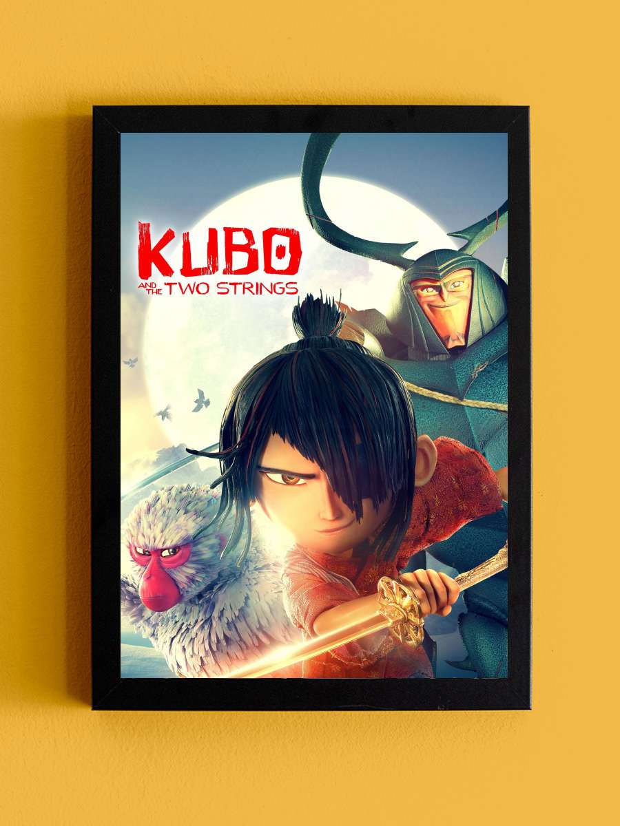 Kubo ve Sihirli Telleri - Kubo and the Two Strings Film Tablo Siyah Çerçeveli Film Poster Afiş Tablo