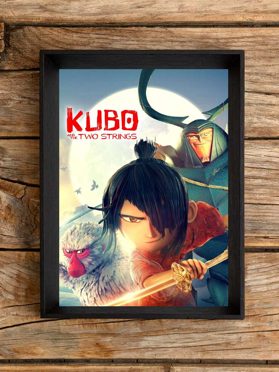 Kubo ve Sihirli Telleri - Kubo and the Two Strings Film Tablo Siyah Çerçeveli Film Poster Afiş Tablo