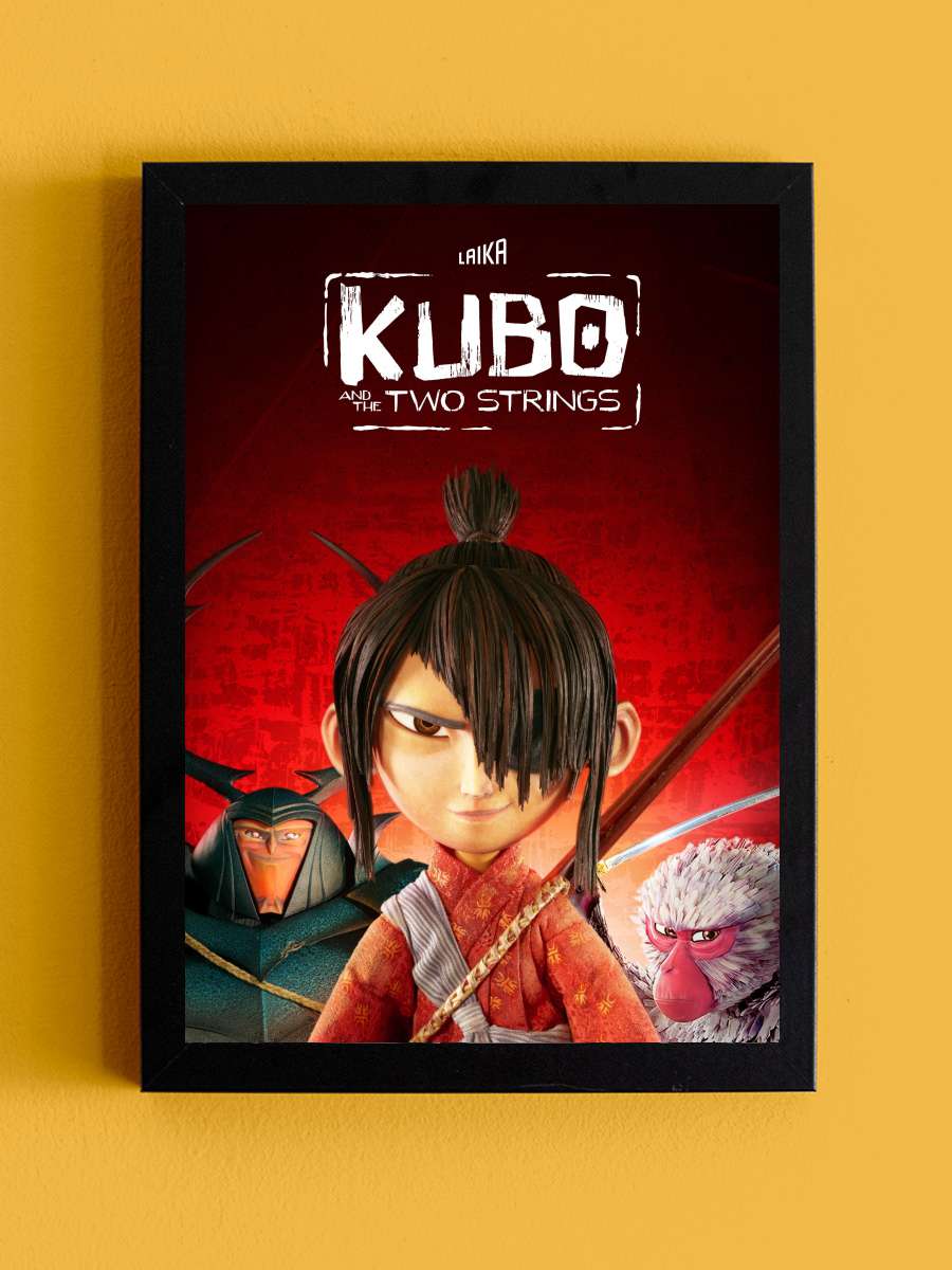 Kubo ve Sihirli Telleri - Kubo and the Two Strings Film Tablo Siyah Çerçeveli Film Poster Afiş Tablo