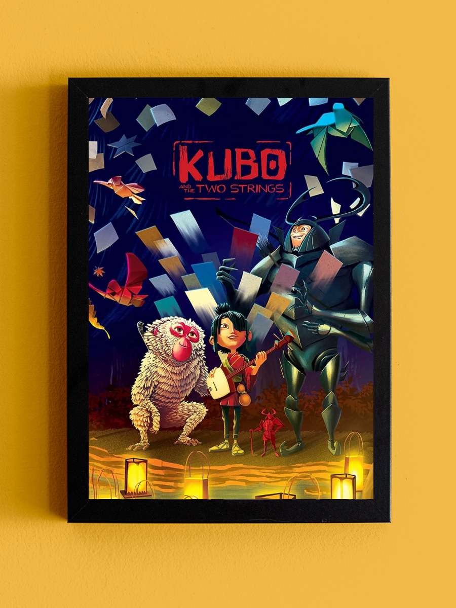 Kubo ve Sihirli Telleri - Kubo and the Two Strings Film Tablo Siyah Çerçeveli Film Poster Afiş Tablo