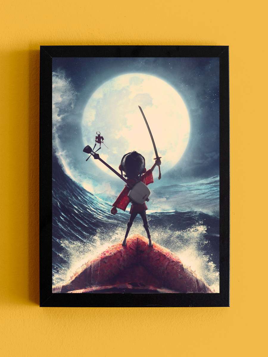 Kubo ve Sihirli Telleri - Kubo and the Two Strings Film Tablo Siyah Çerçeveli Film Poster Afiş Tablo