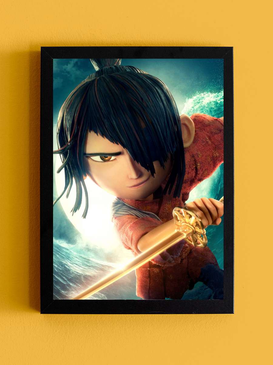 Kubo ve Sihirli Telleri - Kubo and the Two Strings Film Tablo Siyah Çerçeveli Film Poster Afiş Tablo