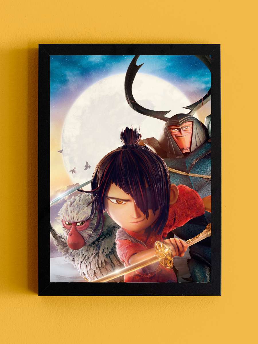 Kubo ve Sihirli Telleri - Kubo and the Two Strings Film Tablo Siyah Çerçeveli Film Poster Afiş Tablo