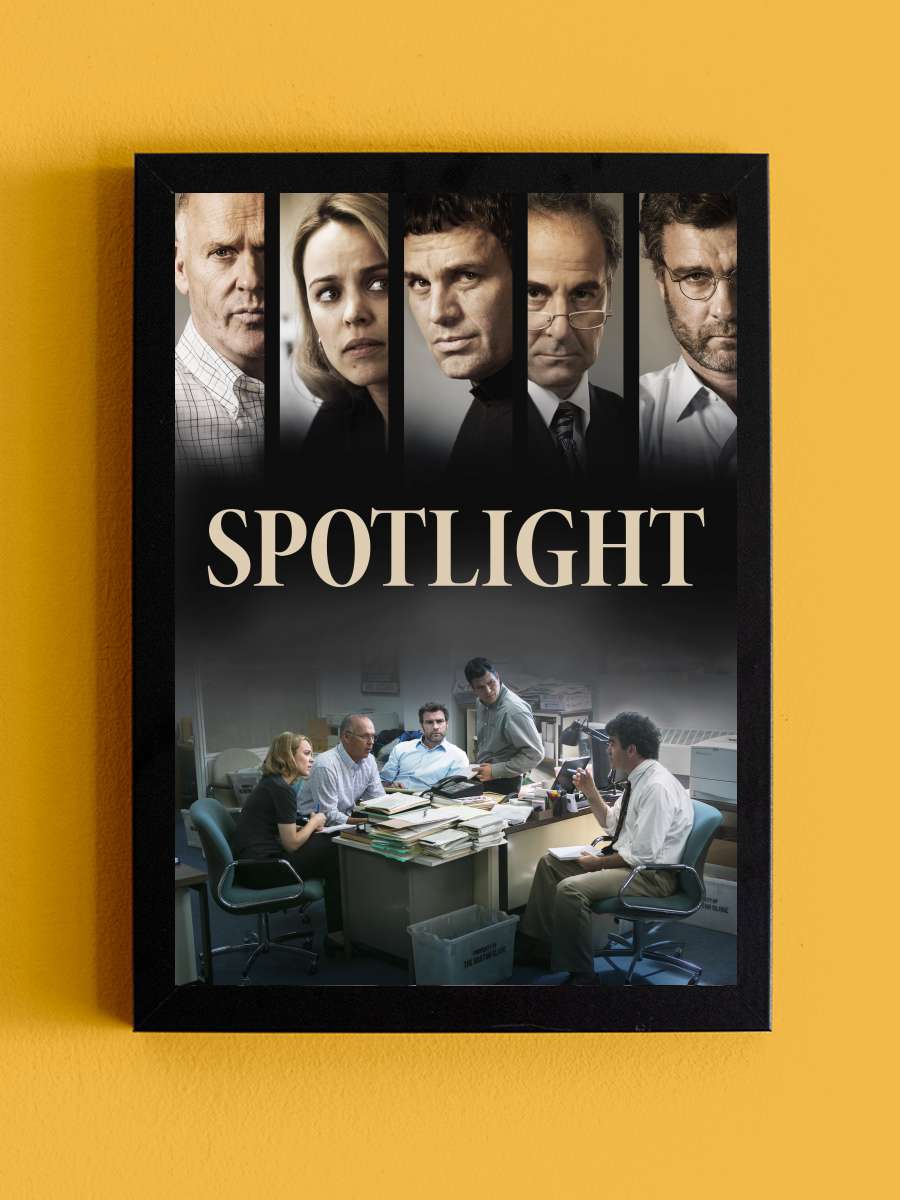 Spotlight Film Tablo Siyah Çerçeveli Film Poster Afiş Tablo