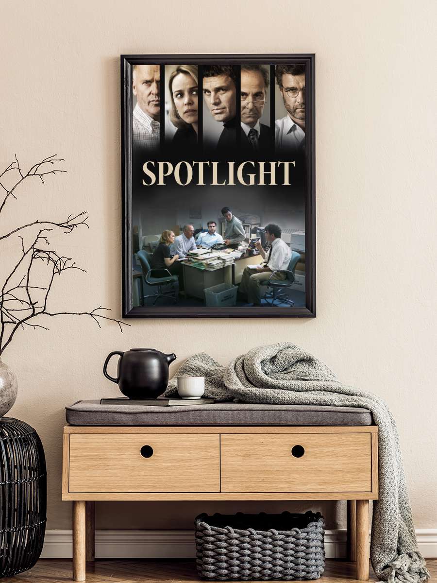 Spotlight Film Tablo Siyah Çerçeveli Film Poster Afiş Tablo