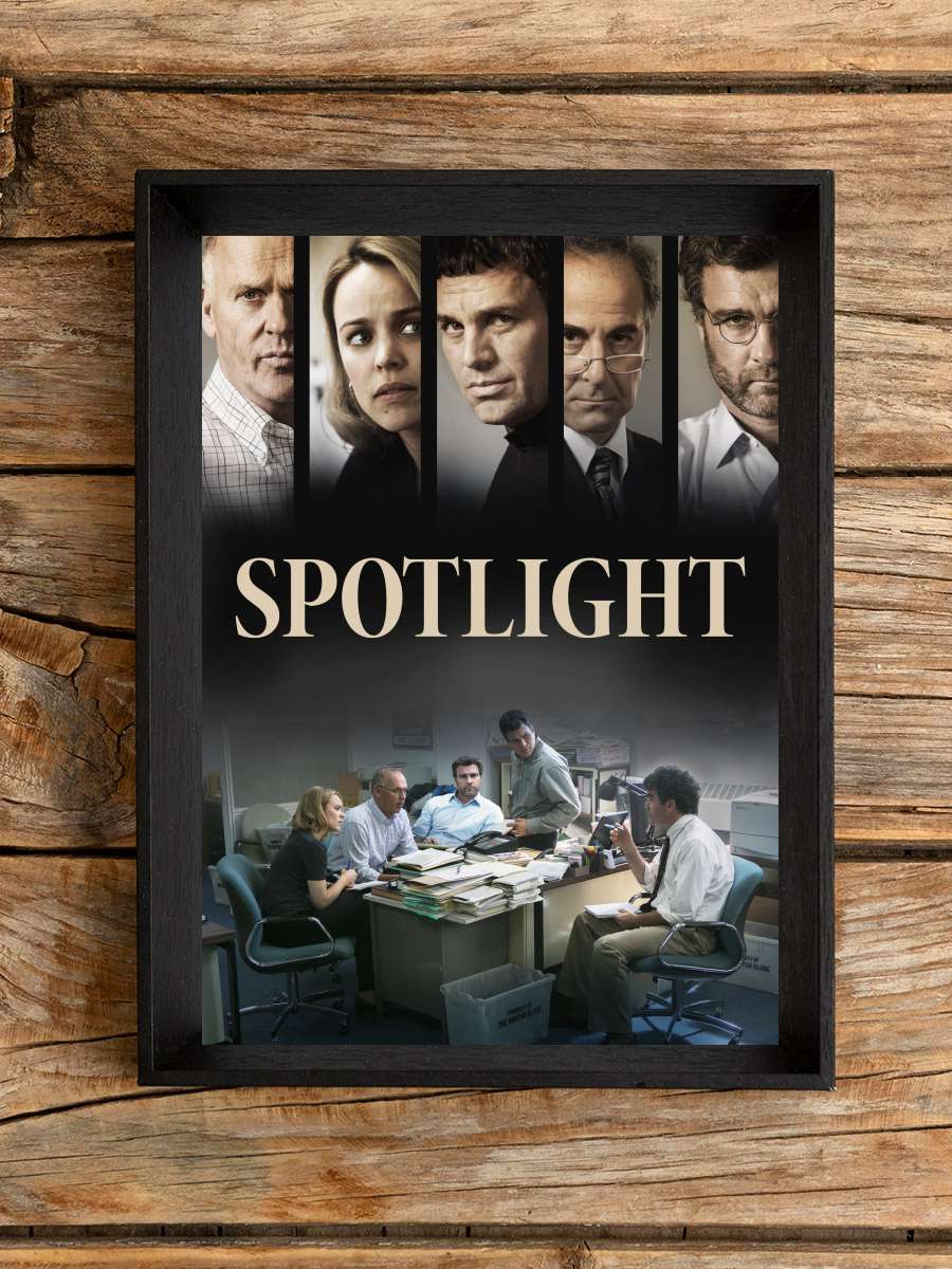 Spotlight Film Tablo Siyah Çerçeveli Film Poster Afiş Tablo